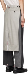 Thom Browne Gray Layered Trousers