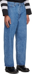 WTAPS Blue 'Blues Straight' Jeans