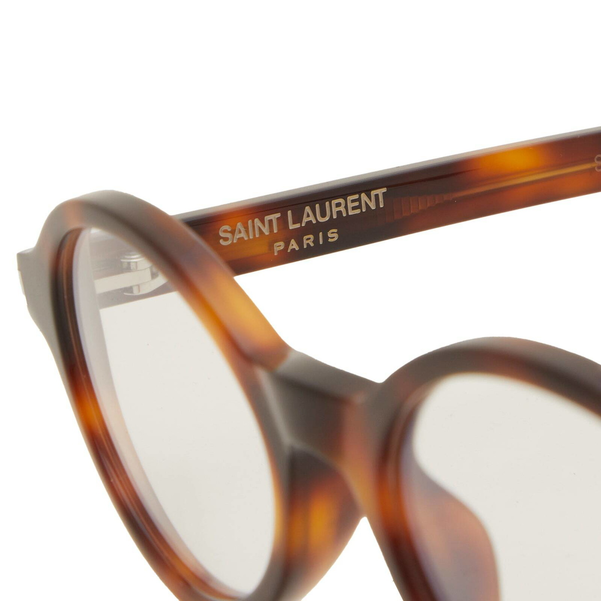 Saint Laurent Sunglasses Women's Saint Laurent Jeanne Optical Glasses in Havana/Transparent 