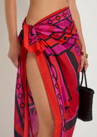 Pucci Printed Cotton Sarong - Pink - One Size