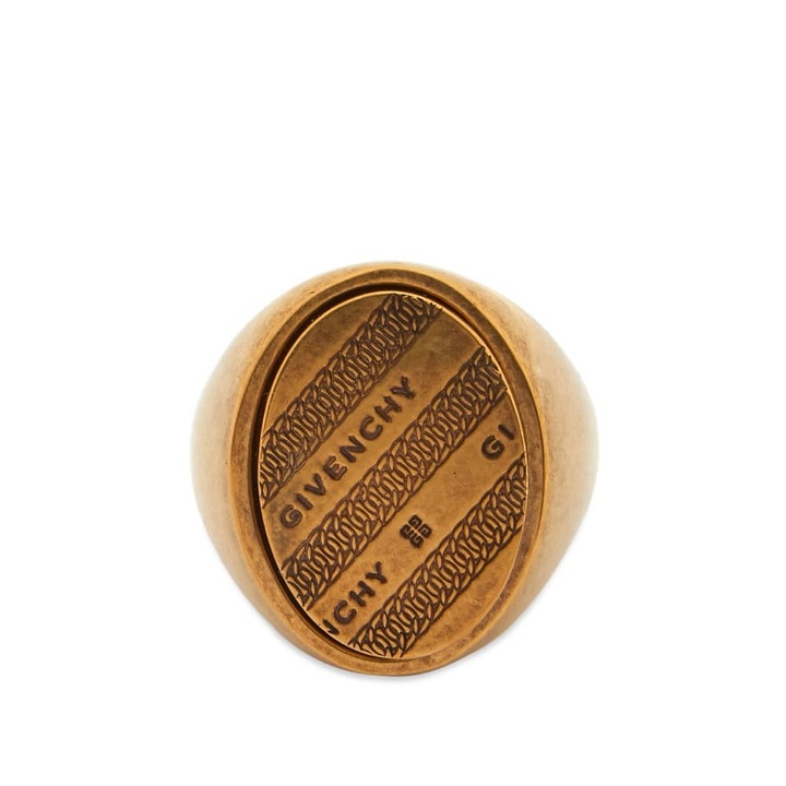 Photo: Givenchy Chain Signet Ring
