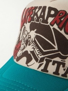 KAPITAL - Life Kapriccio Mesh-Trimmed Printed Scuba Trucker Cap