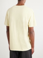 Noah - Core Logo-Printed Cotton T-Shirt - Yellow