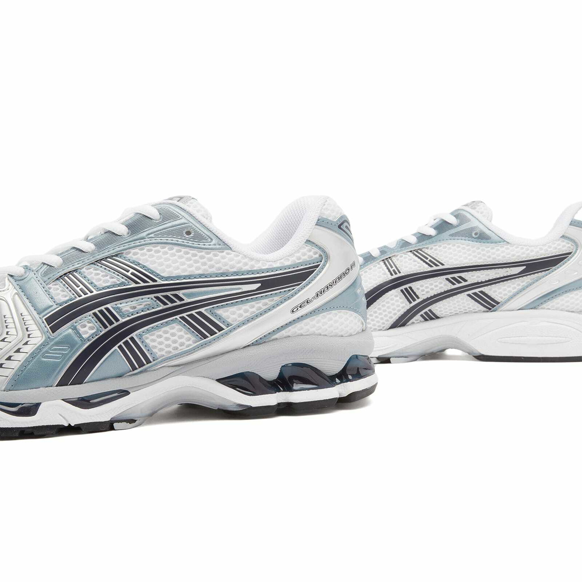 Asics Gel-Kayano 14 in White/Fjord Grey
