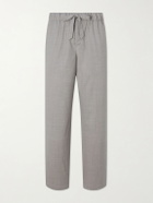 Frescobol Carioca - Luan Straight-Leg Wool Drawstring Trousers - Gray