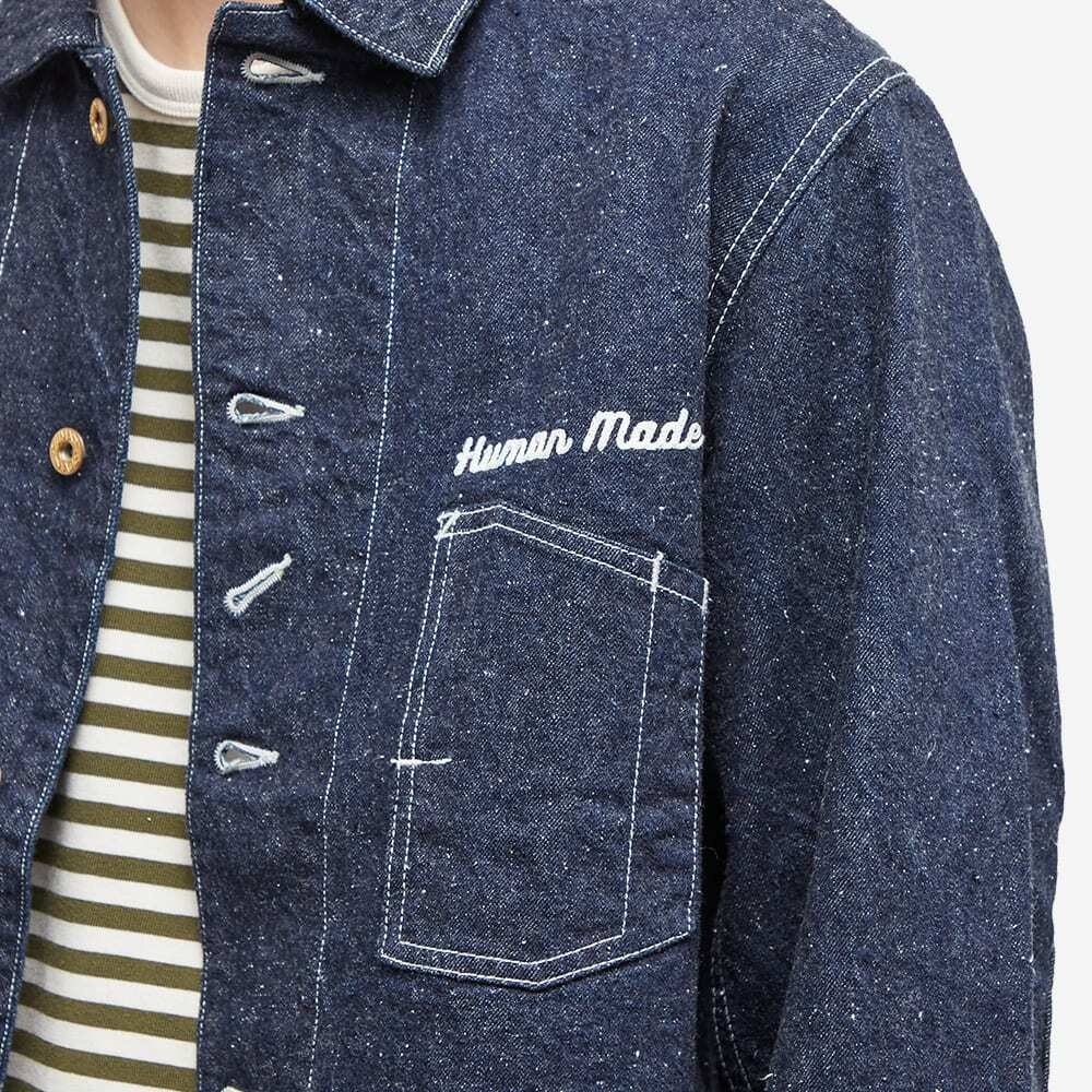 Human Made Men's Denim Coverall Jacket in Indigo Human Made