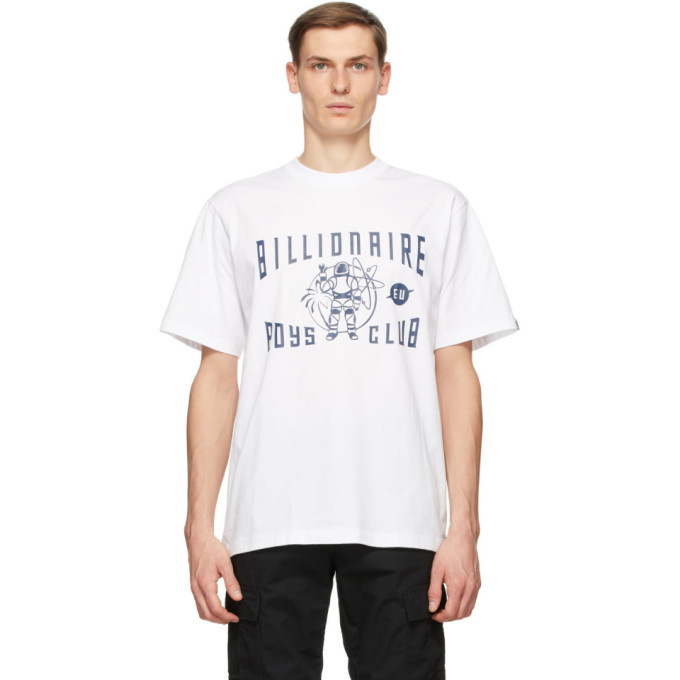 Photo: Billionaire Boys Club White Greetings Logo T-Shirt