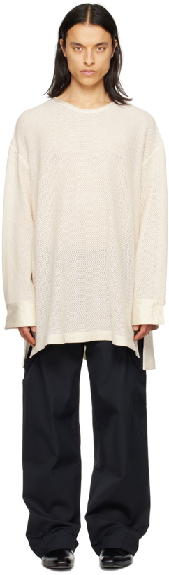 Photo: Cornerstone Off-White Dropped Shoulder Sweater