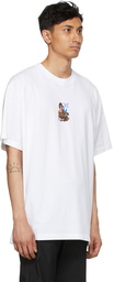 Off-White White & Blue Caravaggio Boy T-Shirt