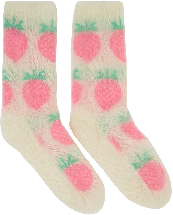 Photo: Ashley Williams Off-White Strawberries Socks