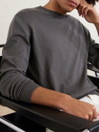 Altea - Cotton and Cashmere-Blend Sweater - Gray