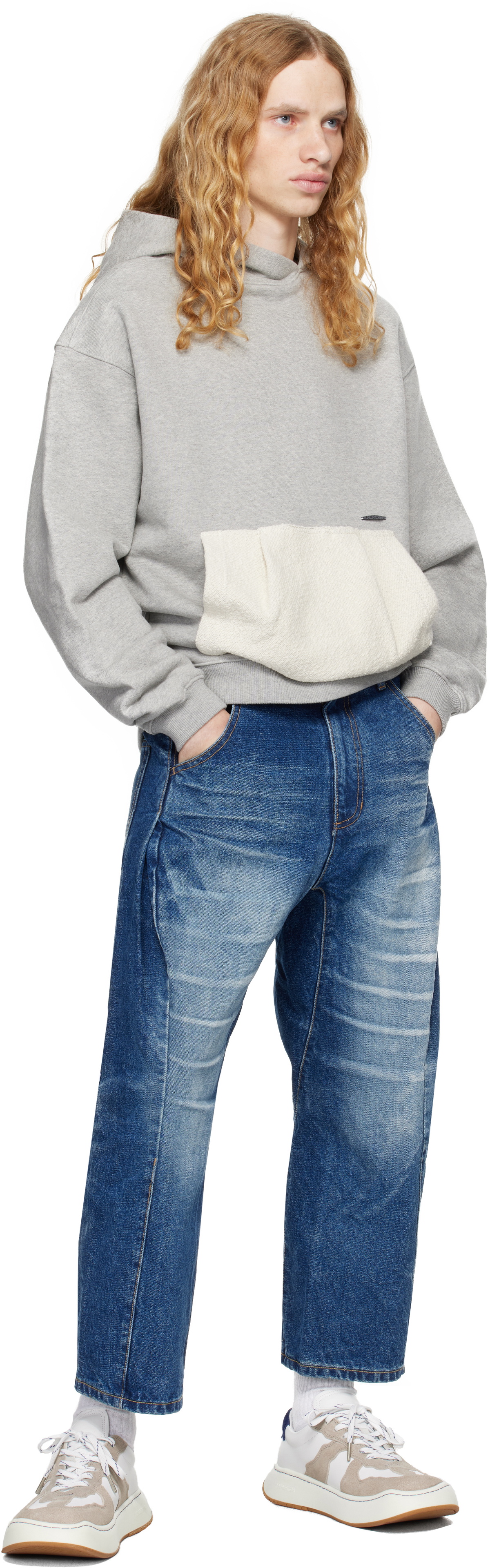 ★ADERERROR★ Product. 37 Grey ADER error Gray Product. 37 Hoodie ADER error
