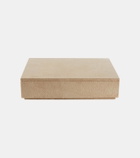 Michaël Verheyden Suede and wooden letterbox
