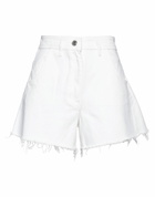 Maje Womens Denim shorts in White