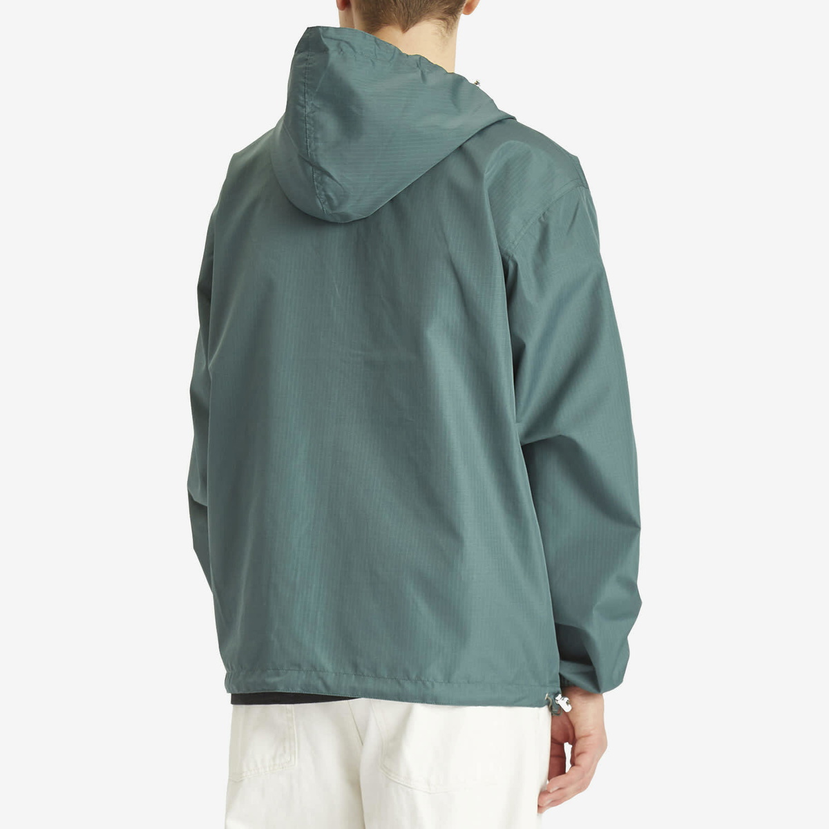 Taion Men's Military Zip Reversible Parka Jacket in Dark Sage Green