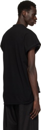 Kiko Kostadinov Black Inex Mesh Sleeveless T-shirt