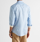 Massimo Alba - Canary Striped Cotton Shirt - Blue