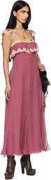 Chloé Pink Fluid Long Maxi Dress