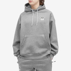 Men's AAPE Now Camo Badge Hoody in Heather Grey