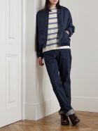 Blue Blue Japan - Satin-Jacquard Bomber Jacket - Blue