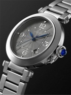 Cartier - Pasha de Cartier Automatic 41mm Stainless Steel and Alligator Watch, Ref. No. WSPA0026
