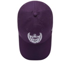 Sporty & Rich Beverly Hills Hat in Purple/White