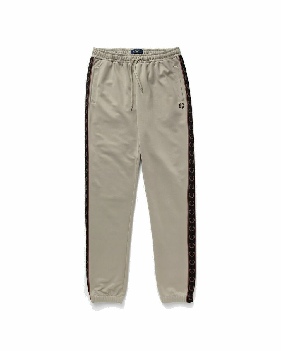 Photo: Fred Perry Contrast Tape Track Pant Beige - Mens - Track Pants