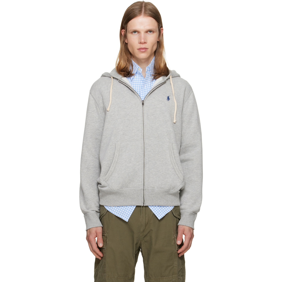Polo Ralph Lauren Gray Polo Zip Hoodie