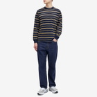 Beams Plus Men's 5 Pocket Wide Denim Jeans in Indigo