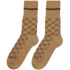 Gucci Biege GG Socks