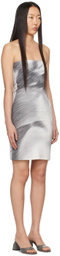 ELLISS Gray Basking Minidress