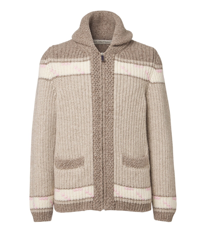 Photo: God's True Cashmere Dudley cashmere cardigan with amethyst