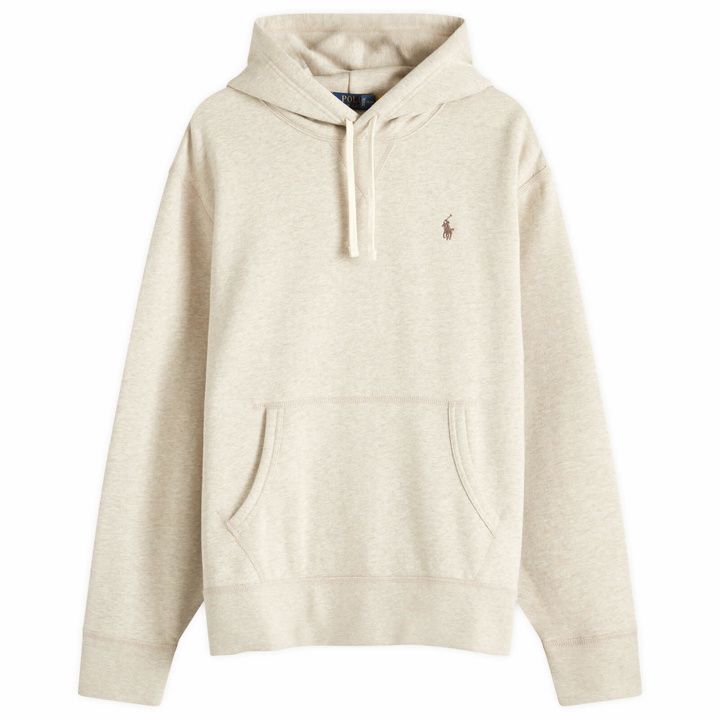 Photo: Polo Ralph Lauren Men's Classic Popover Hoodie in Expedition Dune Heather