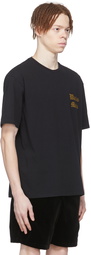 WACKO MARIA Black Cotton T-Shirt