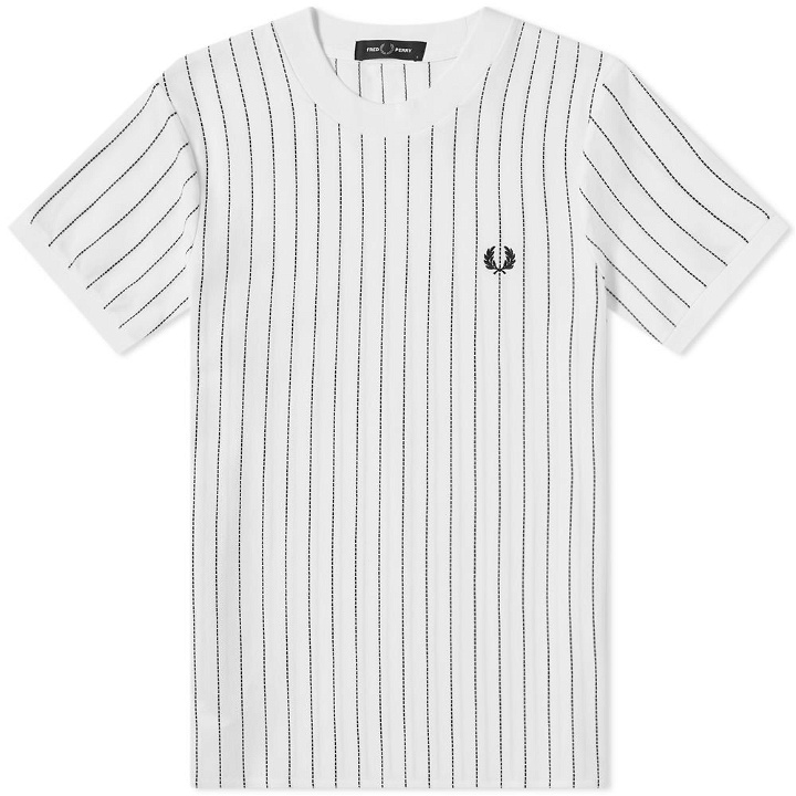 Photo: Fred Perry Authentic Vertical Stripe Pique Tee