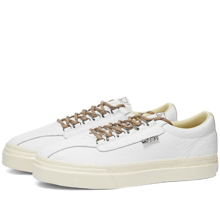 Photo: Stepney Workers Club Tumbled Leather Dellow Sneaker