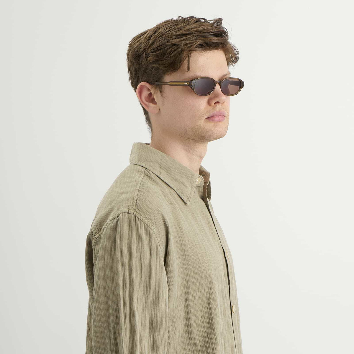 Oscar Deen Pellerin Sunglasses in Pond/Chocolate 