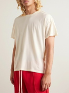 Les Tien - Inside Out Garment-Dyed Combed Cotton-Jersey T-Shirt - Neutrals
