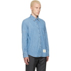 Thom Browne Blue Denim Armband Shirt