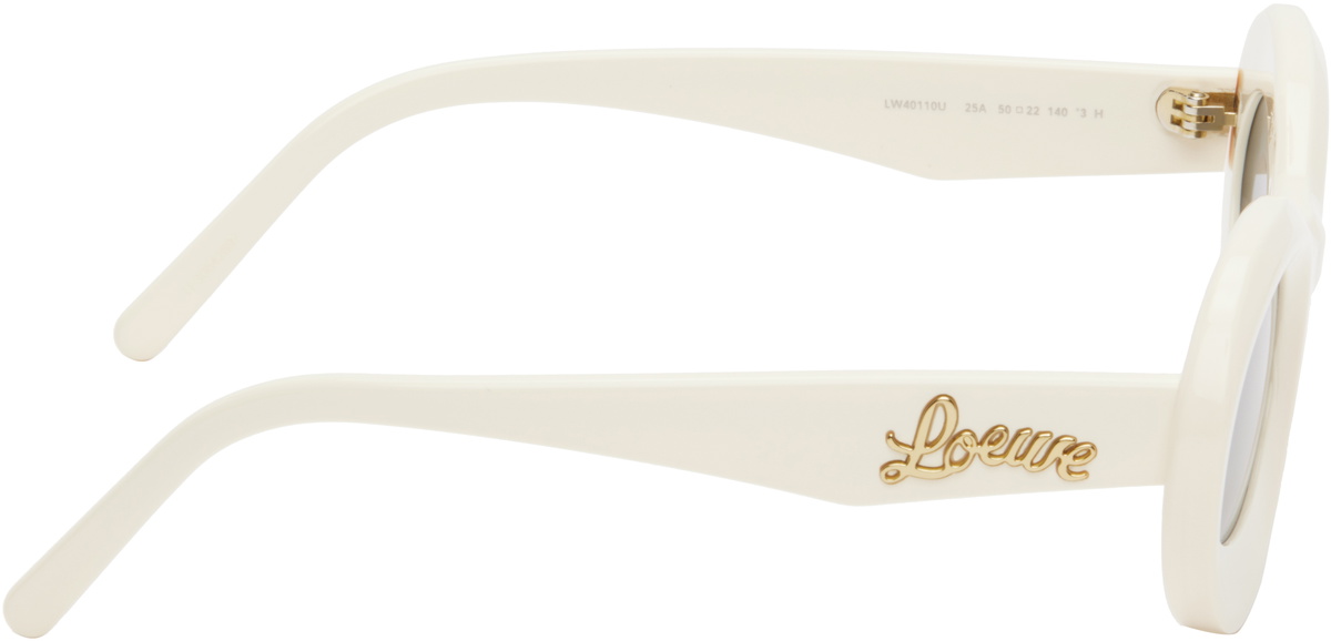 LOEWE Off-White Paula's Ibiza Oval Sunglasses Loewe