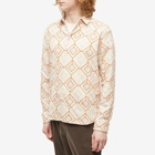 A Kind of Guise Men's Flores Shirt in Beige Diamond