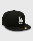 New Era League Essential 59 Fifty Los Angeles Dodgers Black - Mens - Caps