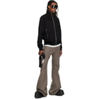 Rick Owens Black Tower Zipfront Jogger Track Jacket