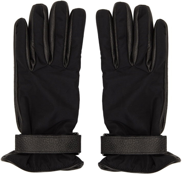 Photo: Paul Smith Black Leather Tech Gloves