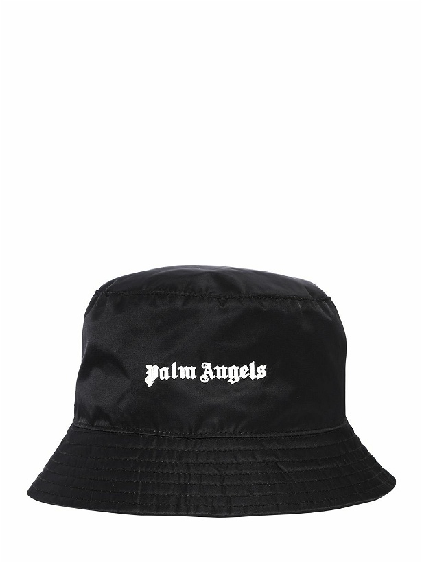 Photo: PALM ANGELS - Logo Embroidery Tech Bucket Hat