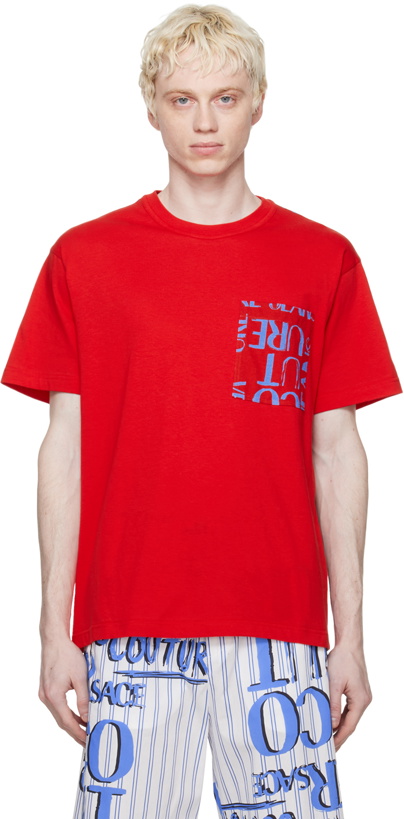 Photo: Versace Jeans Couture Red Doodle T-Shirt