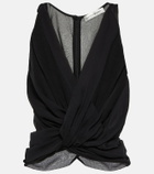 Christopher Esber Draped silk top