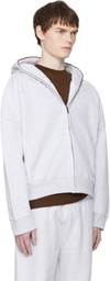 Entire Studios Gray Eternal Zip Hoodie