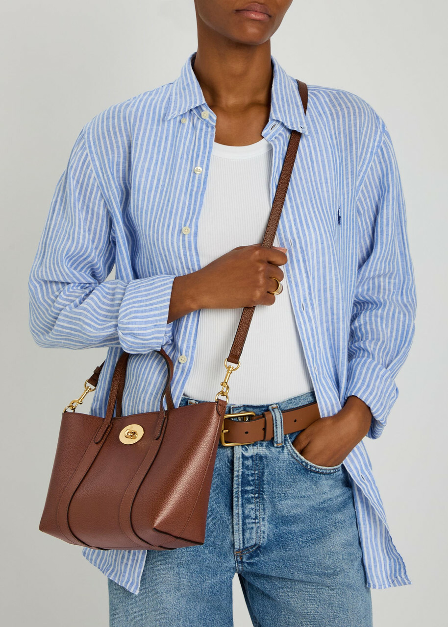 Mulberry Bayswater Mini Grained Leather Cross-body bag - Brown - One Size