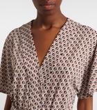 Max Mara Belted printed jumpsuit